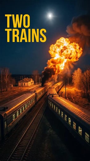 The Moment Two Trains Triggered a Massive Explosion