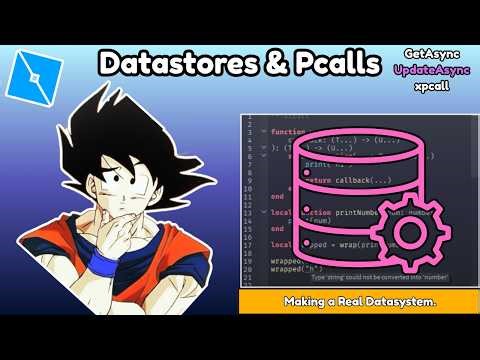 Learn DatastoreService and Pcalls (Roblox scripting Tutorial)