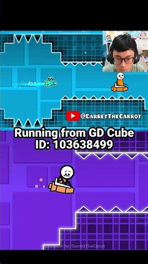 Geometry Dash Running From GD Cube
