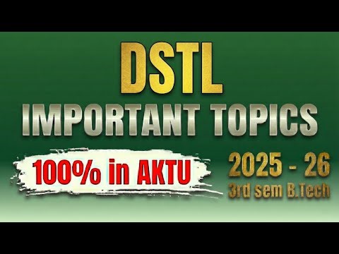 👉 DSTL Important Topics & Questions🔥 | AKTU | Discrete Mathematics | Most Expected for Exam #dstl