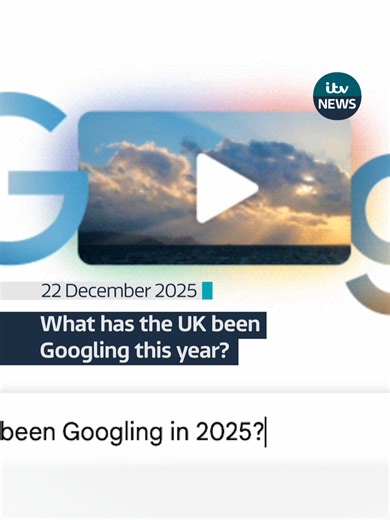 What's the UK been Googling in 2025? #itvnews #newyear #2025 | Itv News