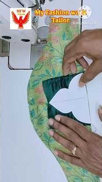 beautiful blouse sleeves design model stitching easy method | Myfashionwork