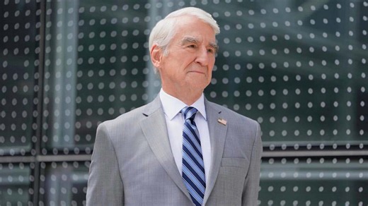 Sam Waterston returns to NBC in 'Line of Fire' as ex-president target of assassination plot (exclusive sneak peek)
