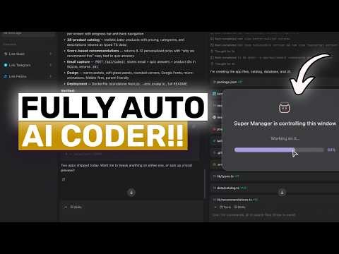 Fully Auto FREE AI Coder: This AI Coder TAKES One Prompt and DELIVERS A FULLY DEPLOYED APP!