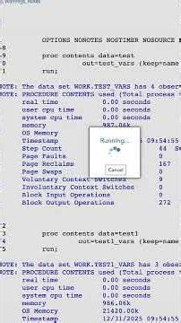 Finding Common Variables ( variable names) between 2 Datasets in SAS