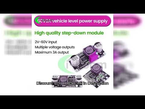 DC-DC Step Down Power Supply Module 60V 3A To 3.3V 5V 12V 24V Buck Converter Adjustable Voltage Regu