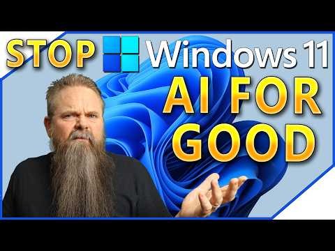 Remove AI in Windows For Good