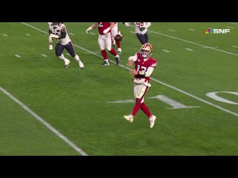 Purdy showcases excellent footwork on TD strike