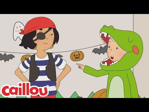 Caillou's Halloween Party | Caillou | Cartoons For Kids