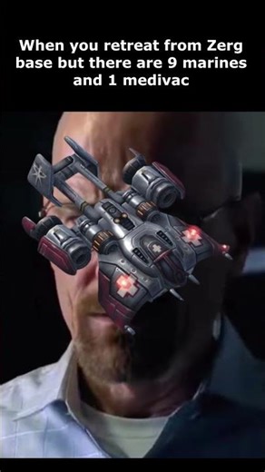 When you have 9 marines and 1 medivac in StarCraft 2
