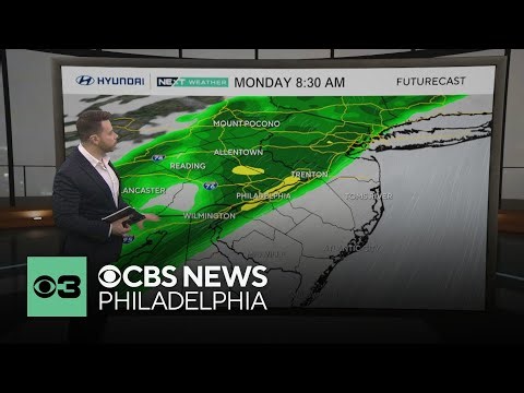 Foggy, rainy Monday in Philadelphia area, tracking colder temps
