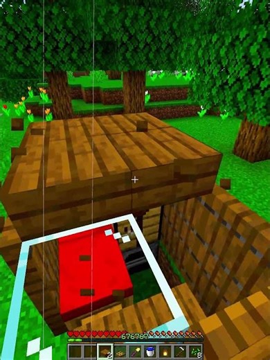 Minecraft When I Need A 3x2 House In 1 Min...🤯 (INSANE) #minecraft #shorts