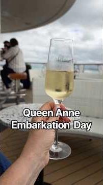 Cunard Queen Anne 🚢 Embarkation Day in Under 3 Minutes! #Shorts