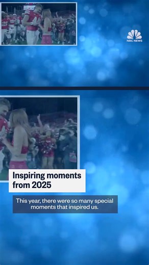 As 2025 comes to a close, NBC News’ José Díaz-Balart and Hallie Jackson take a look back at some of the inspiring stories from the past year. | NBC News