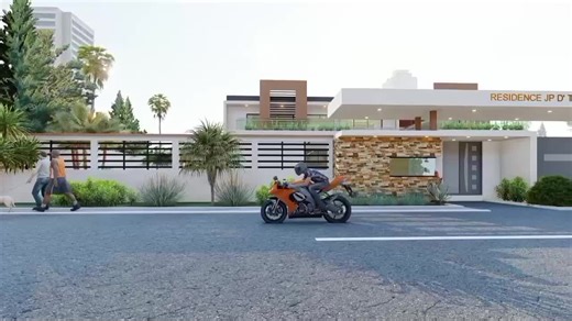 Modern Duplex Villa Architecture and Construction