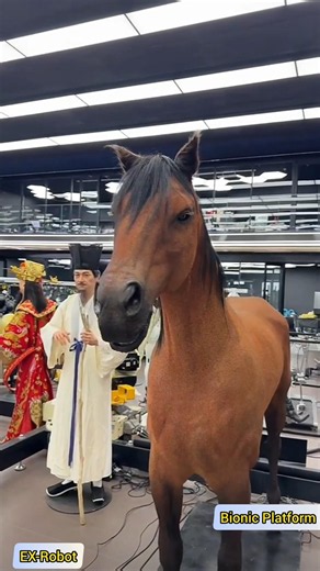 EX-Robot Bionic Horse & Humanoid Platform Unveiled! #China #EXRobot #UltraRealistic #Bionic #Horse