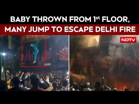 Baby Thrown From 1st Floor, Many Jump To Escape Delhi Restaurant Fire