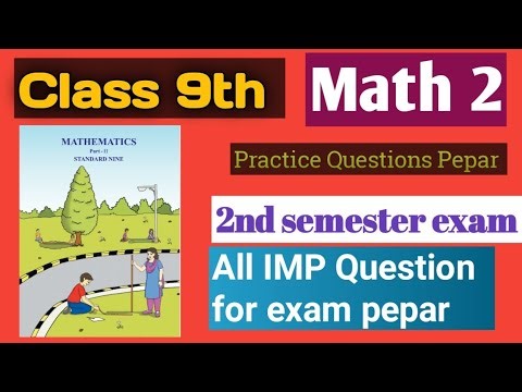 Class 9th Math 2 Practice paper All important questions for final exam by StudyDose with Khushal