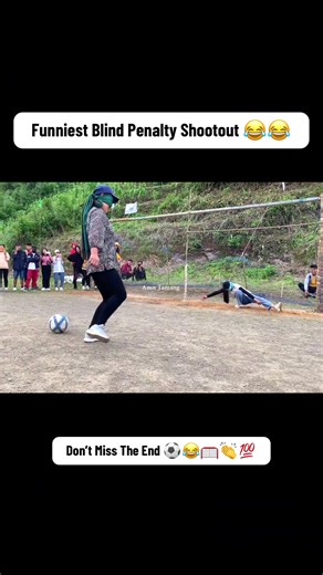 Hilarious Blind Penalty Shootout Moments