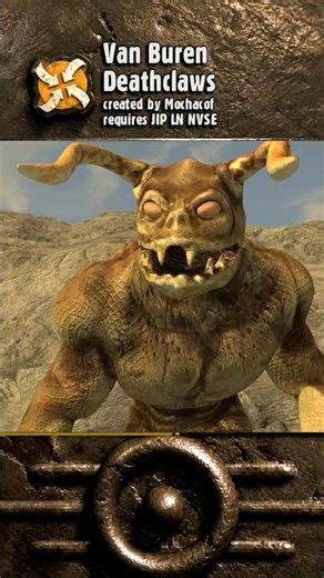 Deathclaws were supposed to look like that?! Van Buren Deathclaws Mod for #Fallout New Vegas