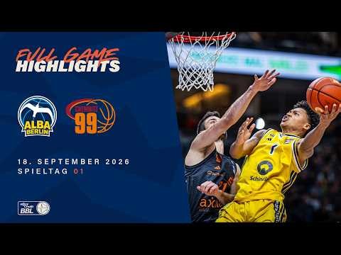 ALBA BERLIN vs. NINERS Chemnitz - Full Game Highlights - Matchday 1, 26/27