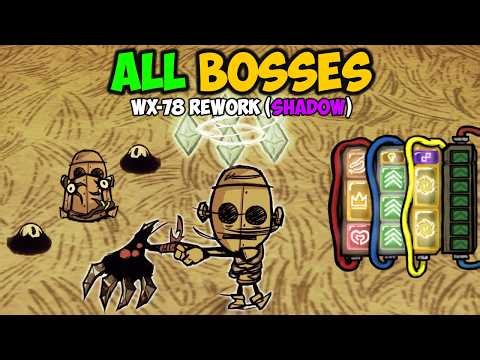 Defeating ALL Bosses as NEW WX-78... but faster (SHADOWS)