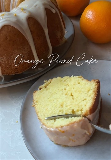 Delicious Orange Pound Cake Recipe 🍊 | Easy Baking Idea