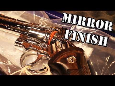 Transforming a 2026 Colt Python to a BRIGHT STAINLESS finish!