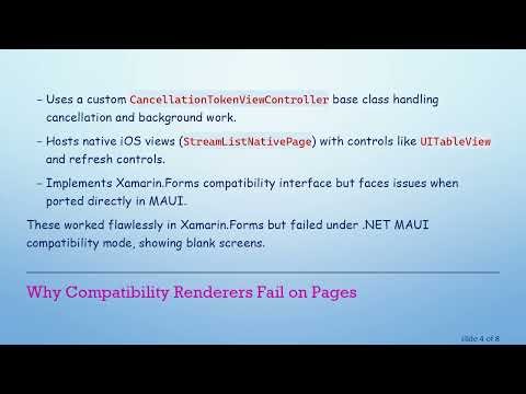 Migrating Xamarin.Forms IVisualElementRenderer to .NET MAUI Handlers: Challenges and Solutions