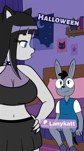 You like my Halloween costume? 🎃 #animation #halloween