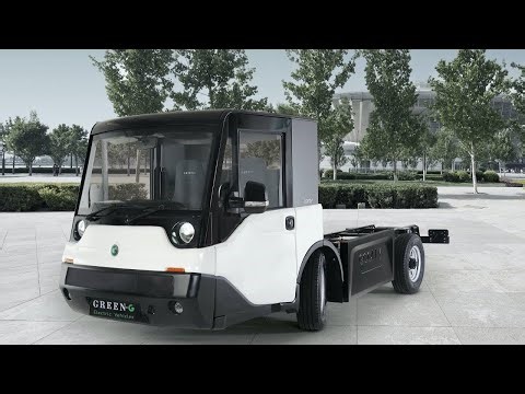 Green-G eCarry Electric Commercial Vehicle (2022) Exterior Interior Driving
