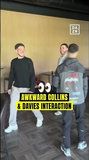 Liam Davies & Nathaniel Collins have EXTREMELY awkward backstage interaction 2 days from their fight