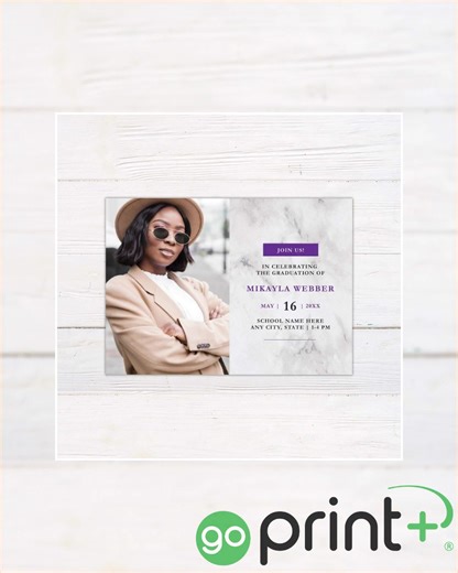 ✨ Announce your success in style with our Upscale Marble Graduation Announcement! ✨ Celebrate your achievements with this modern senior photo invite, infused with sophistication and elegance. 🥳 Crafted on premium cardstock, its stunning marble design adds a touch of luxury to your special moment. Perfect for sharing your joy with friends and family, thisinvite transforms your milestone into an unforgettable experience! 🎓💖 Grab yours now for only $1.16 and ensure your graduation gets the celeb