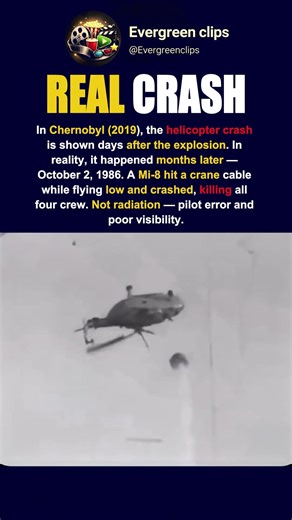 The Chernobyl Crash That Wasn’t Radiation #shorts