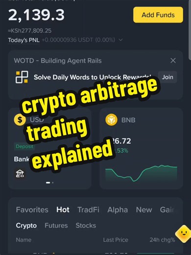 Crypto arbitrage explained for beginners. Learn how crypto arbitrage trading works. 🔥 #cryptoarbitrage #cryptoarbitragetrading #arbitrage #creatorsearchinsights #thebesttrading