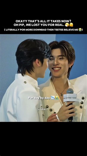Pip is the real "Downbadism" 🫠🤧|| #teeteepor #porsuppakarn #twnpich #duangwithyouseries #blshorts