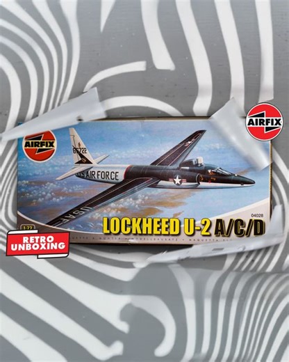 Airfix on Instagram: "Step back into classic Airfix history with this retro unboxing of the Airfix Lockheed U-2 A/C/D. In this video, we crack open a true vintage Airfix release and take a close look at what you got in the box during Airfix’s golden era. From the unmistakable retro box art to the original sprues, decals, and instruction sheet, this kit is a fascinating snapshot of how Cold War aircraft kits were presented decades ago. Learn more on our YouTube channel👆 Shop Vintage Classics at