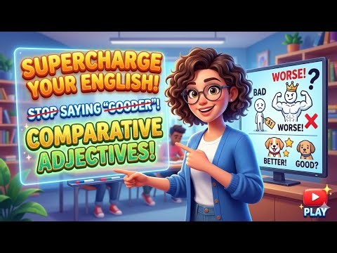 The Only Comparative Guide You'll Ever Need! #English #grammar Comparative #adjectives #challenge