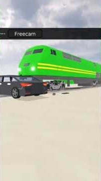 car crash studio Amtrak train hits