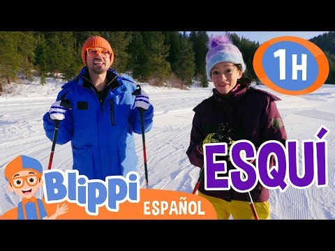 Pistas de esquí con Blippi y Meekah ❄️ Blippi Español | Videos educativos para niños | Juega