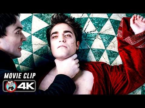 EDWARD VS. THE VOLTURI | New Moon | Final Vampire Fight (4K)
