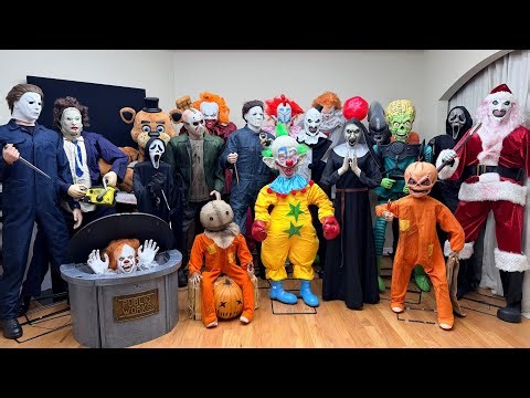 My FULL Halloween MOVIE KILLER Animatronics Collection