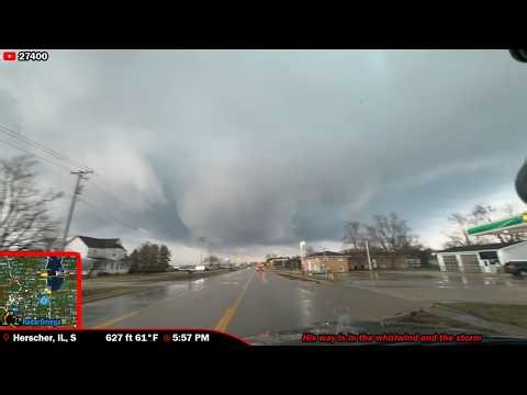 LIVE Storm Chaser - Tracking Supercells For Tornado Potential - Midwest Region