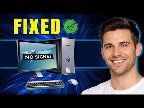 How To Fix PC Is On But No Signal To Monitor / Display (2026)