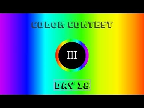 Color Contest III Day 18
