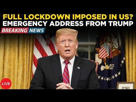 US NEWS Live: Trump Orders Immediate Lockdown, America In Shock As Mideast Crisis Escalates