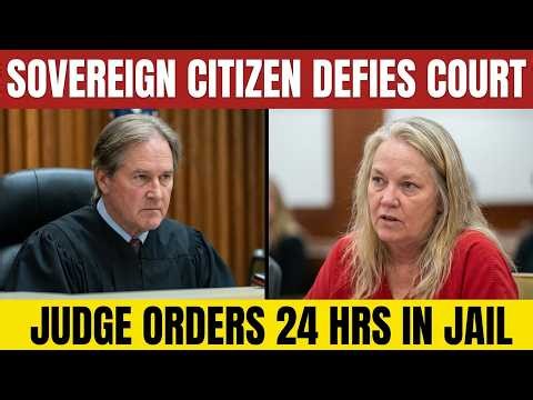 Sovereign Citizen Says COURT HAS NO POWER, Gets 24 Hours in Jail - JUDGE SNAPS