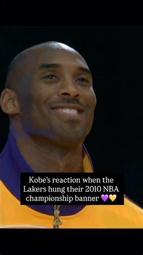 Kobe’s favorite championship banner 🏆