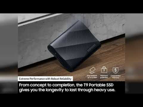 Review: SAMSUNG T9 Portable SSD 4TB, USB 3.2 Gen 2x2 External Solid State Drive, Seq. Read Spe...