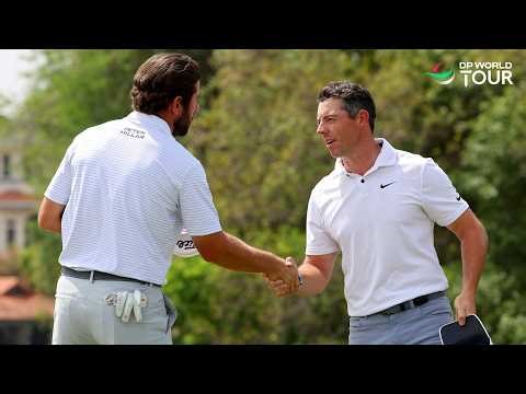 Rory McIlroy v Cameron Young Highlights | Hero Dubai Desert Classic 2024